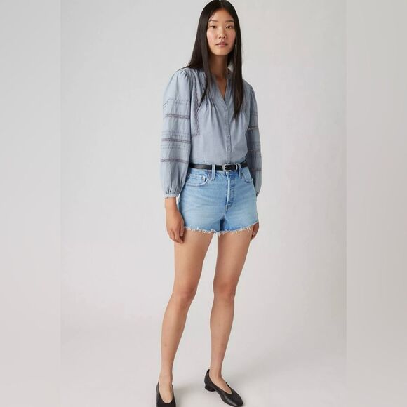 Levi 501 ORIGINAL FIT HIGH RISE WOMEN  No Referee‎ Short Medium Wash
Low stretch - Picture 1 of 9